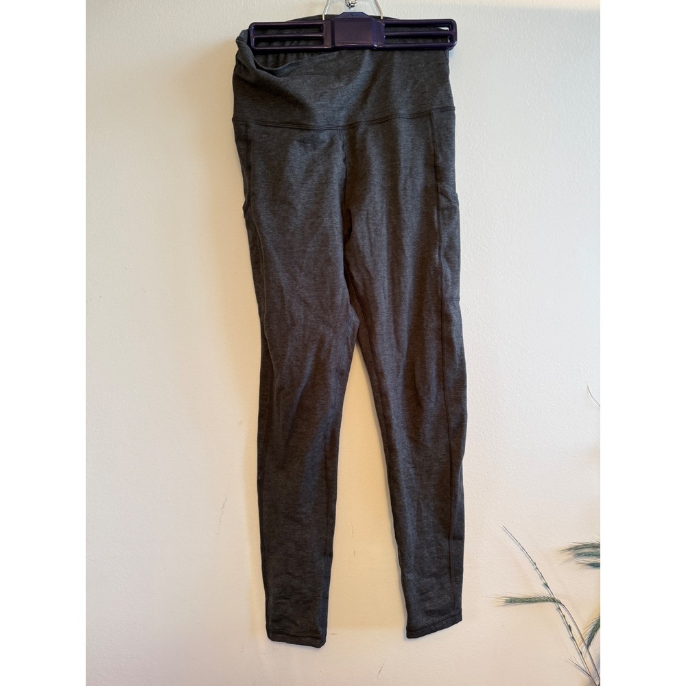 Offline by Aerie The Hugger Leggings Womens Medium Gray High Rise Side Pockets